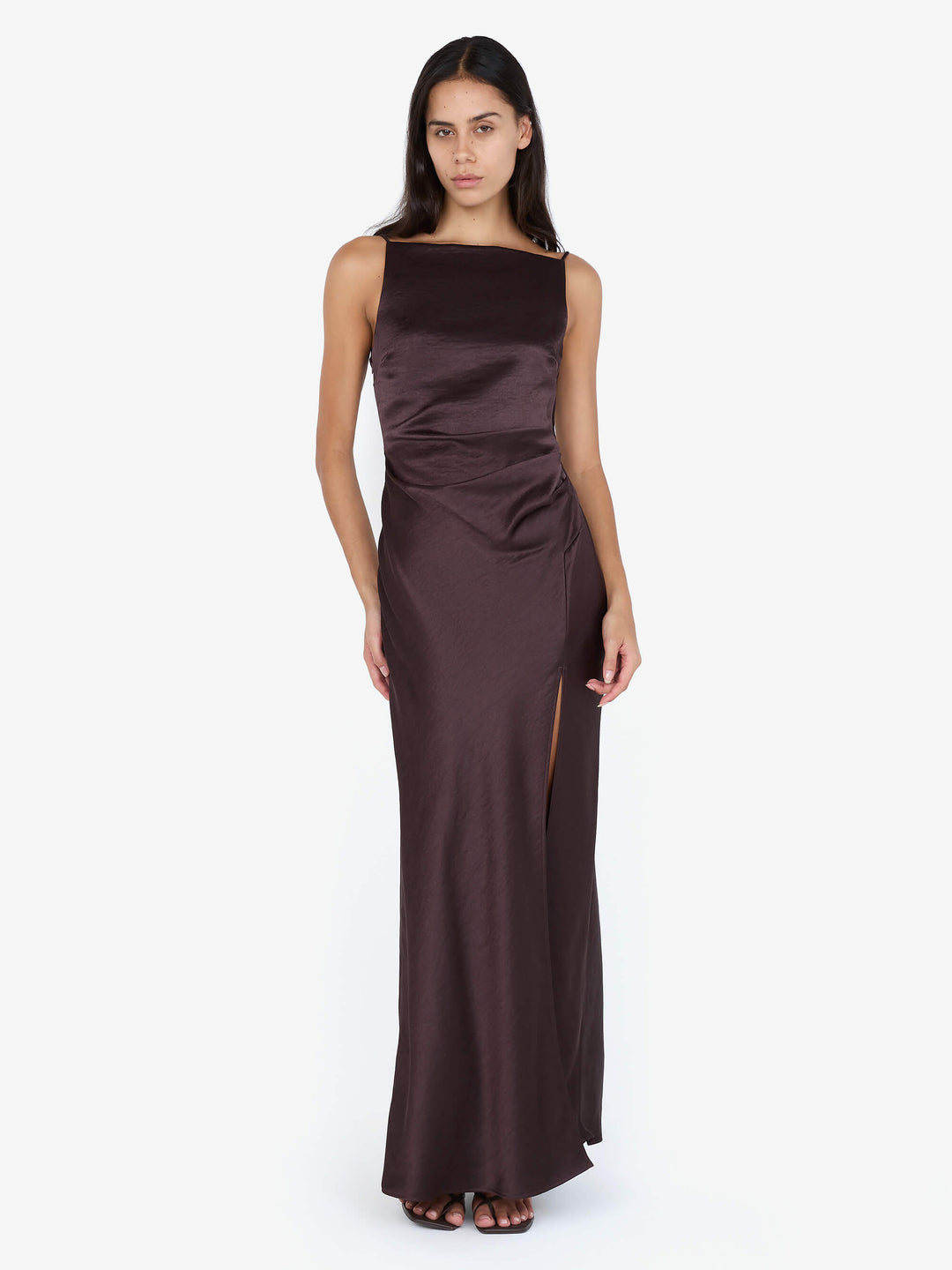 THE DREAMER MAXI DRESS - DARK CHOCOLATE