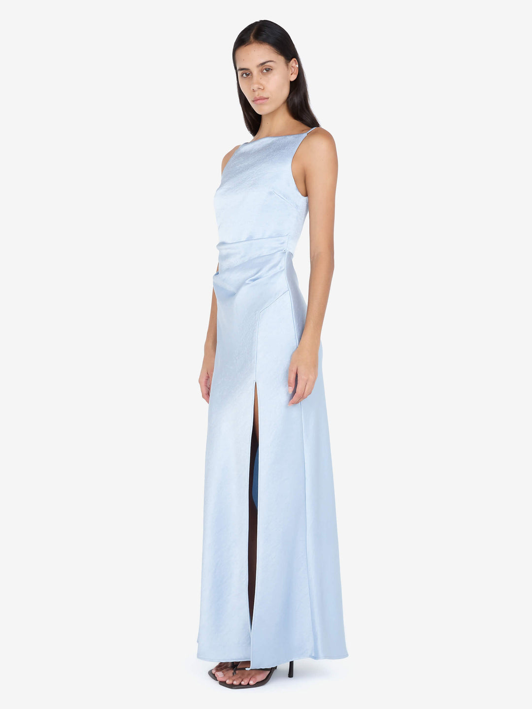 THE DREAMER MAXI DRESS - DUSTY BLUE