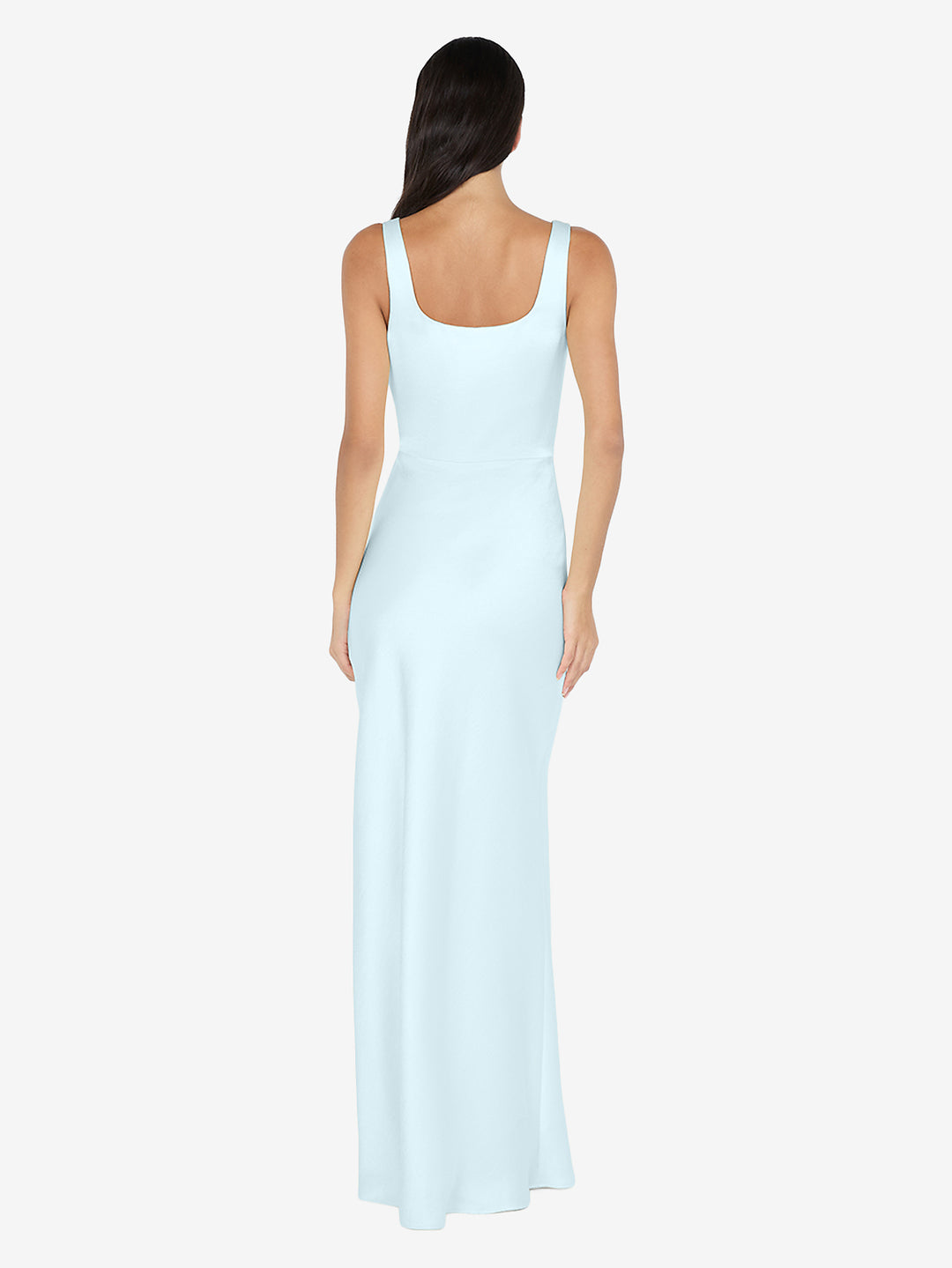 DREAMER SQUARE NECK DRESS - ARCTIC BLUE