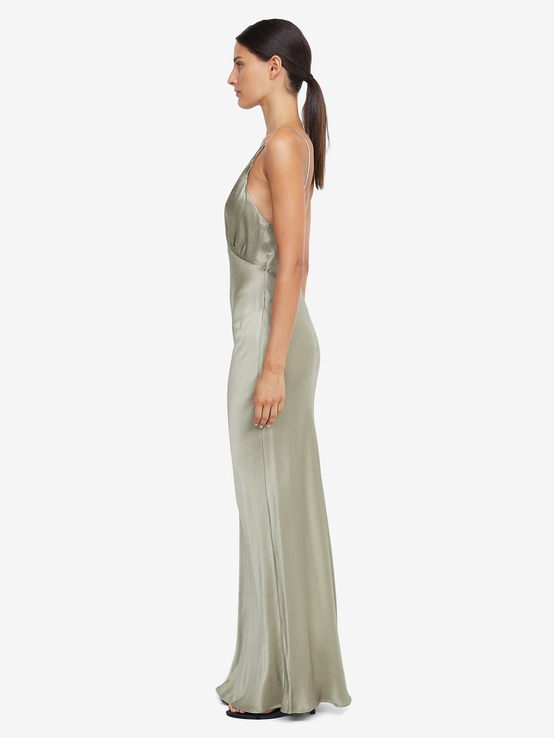 Moon Dance V Neck Maxi Bridal Bridesmaid in Sage by Bec + Bridge