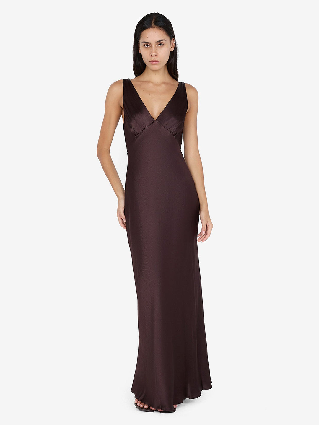 MOON DANCE VERONA DRESS - DARK CHOCOLATE
