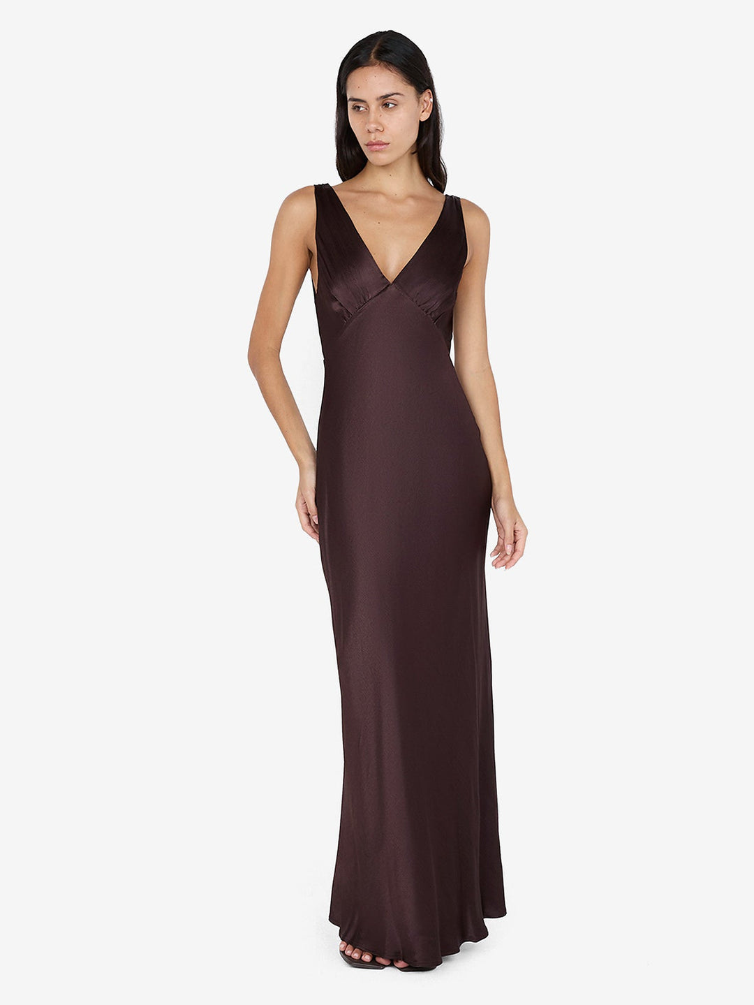 MOON DANCE VERONA DRESS - DARK CHOCOLATE