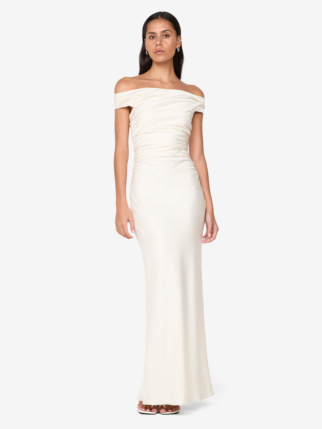 ETERNITY OFF SHOULDER MAXI - CREAM