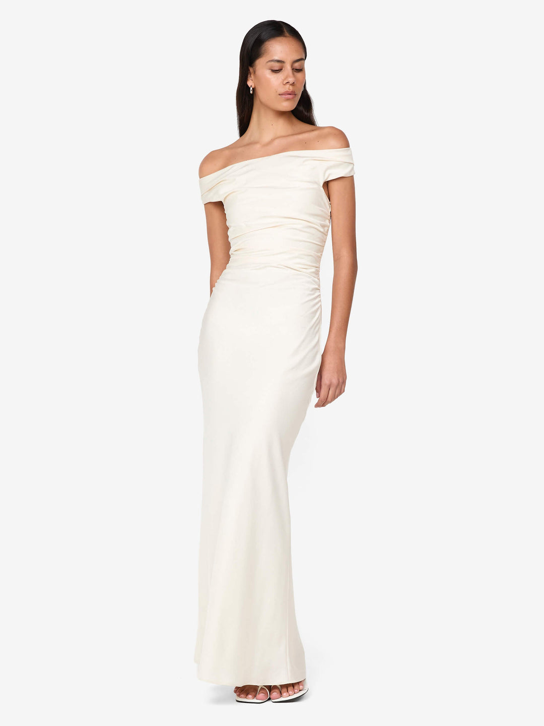 ETERNITY OFF SHOULDER MAXI - CREAM