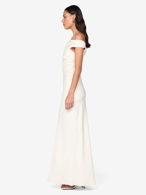 ETERNITY OFF SHOULDER MAXI - CREAM