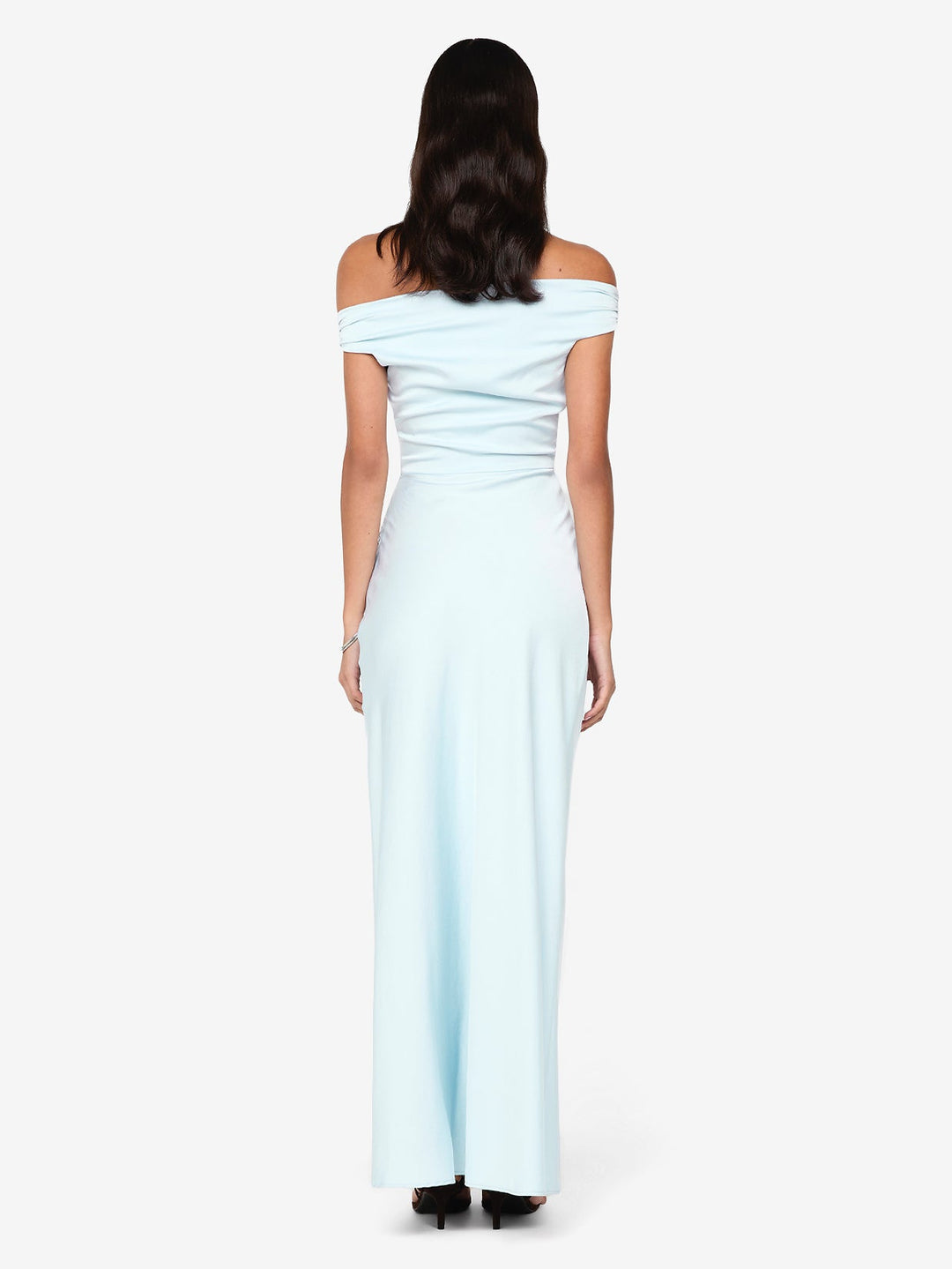 ETERNITY OFF SHOULDER MAXI - ARCTIC BLUE