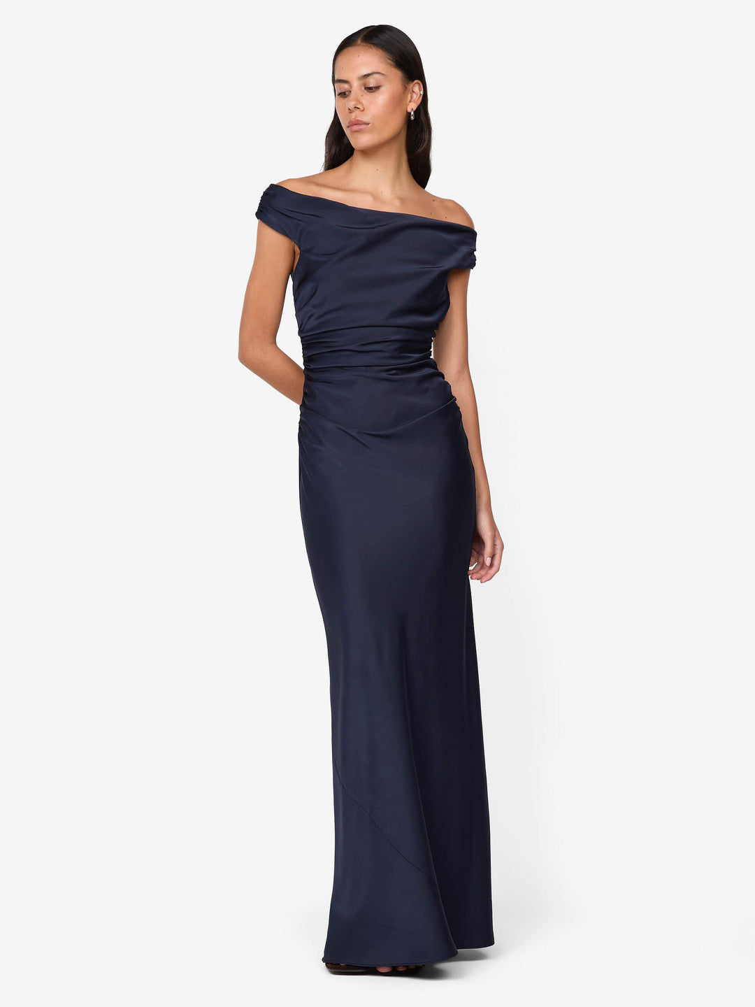 ETERNITY OFF SHOULDER MAXI - INK