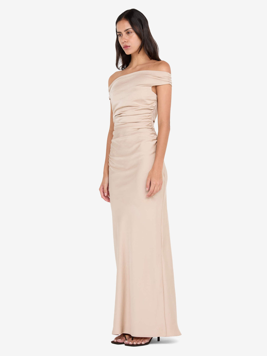 ETERNITY OFF SHOULDER MAXI - SAND