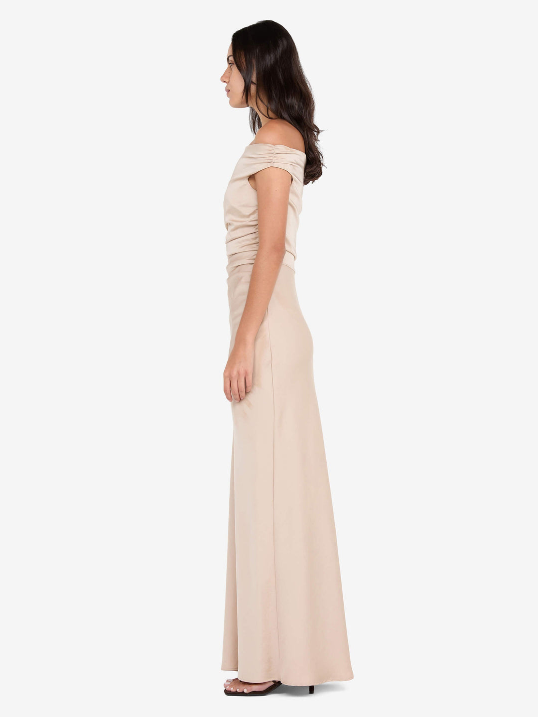 ETERNITY OFF SHOULDER MAXI - SAND