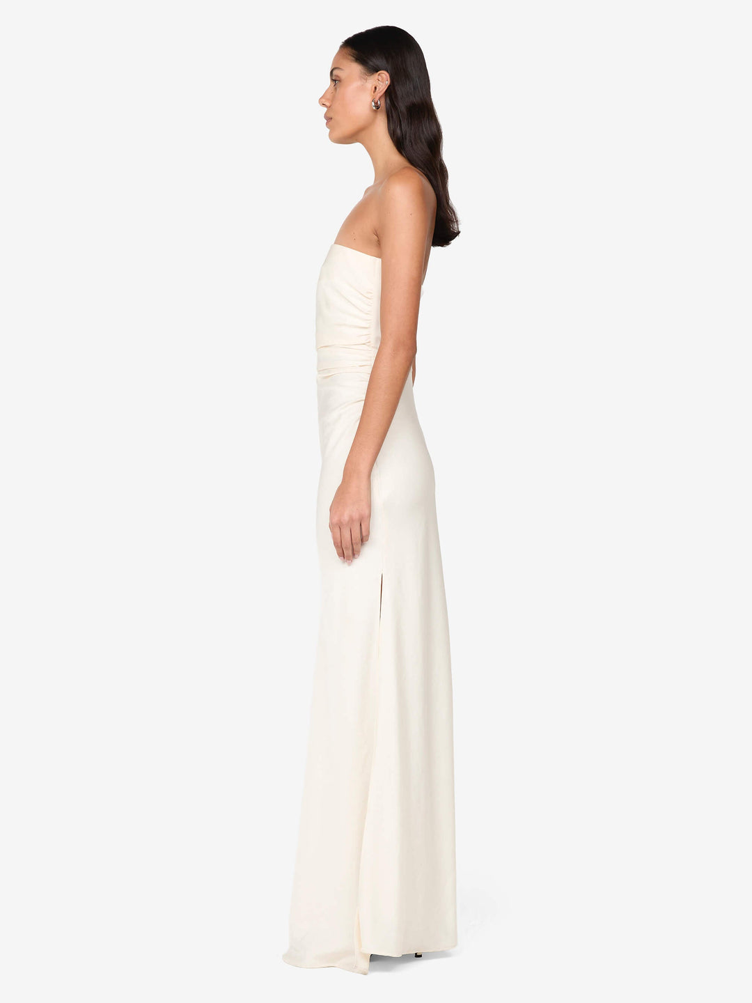 ETERNITY STRAPLESS MAXI DRESS - CREAM