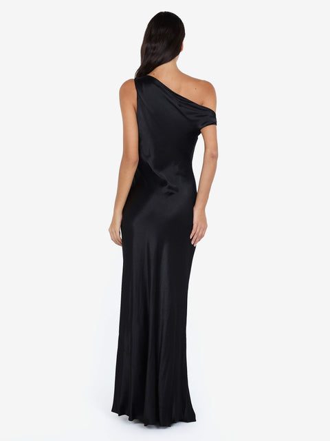 SOL ASYM DRESS - BLACK
