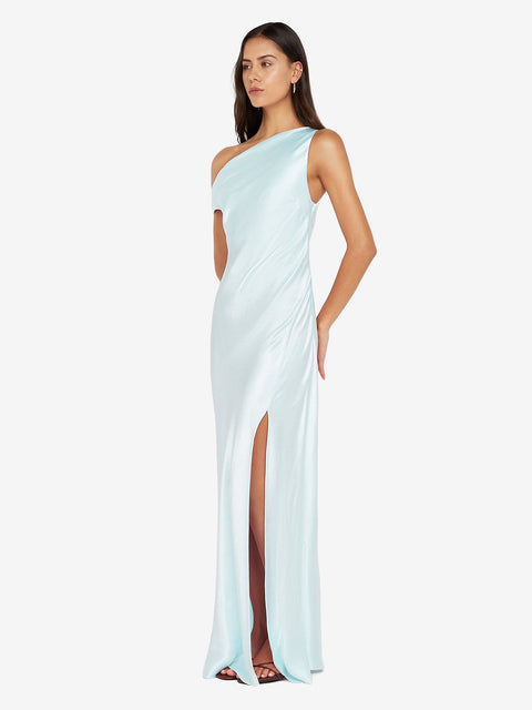 SOL ASYM DRESS - ARCTIC BLUE