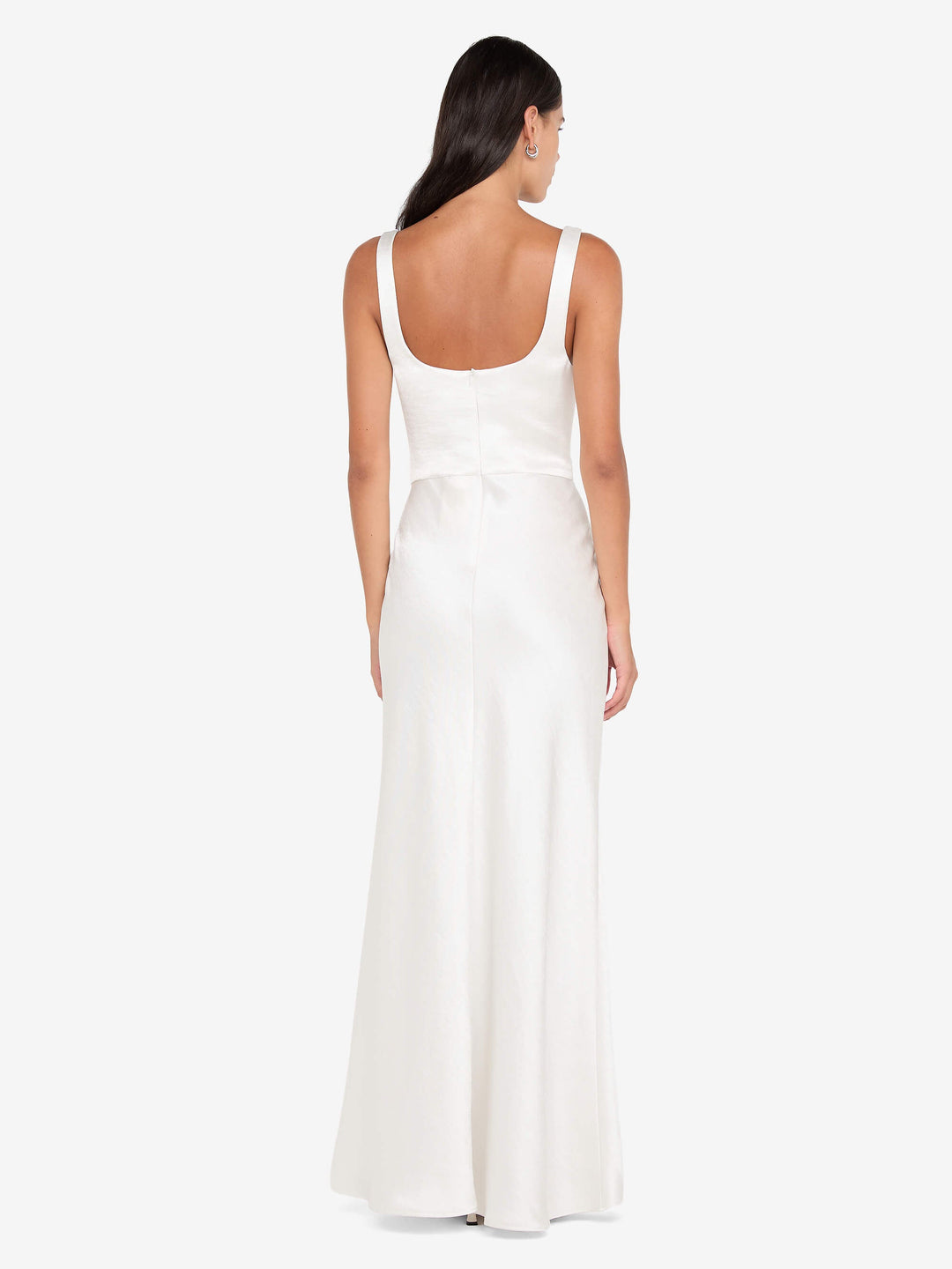 AUSTEN COWL NECK MAXI DRESS - IVORY