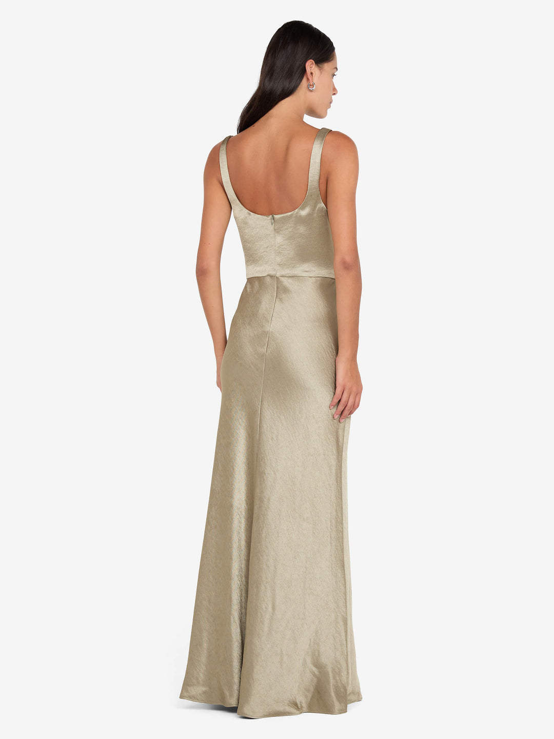 AUSTEN COWL NECK MAXI DRESS - SAGE