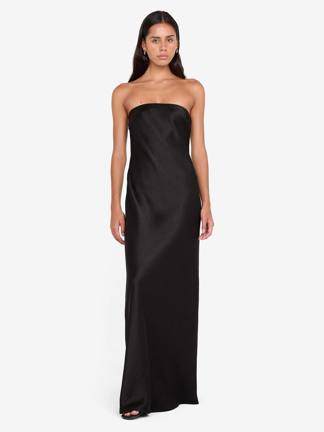 AUSTEN STRAPLESS MAXI DRESS - BLACK