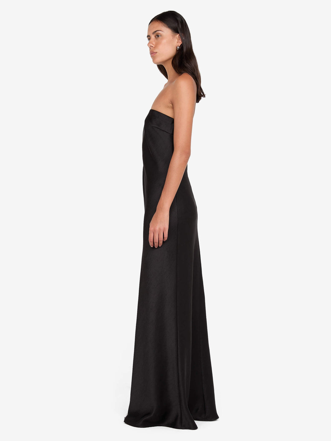 AUSTEN STRAPLESS MAXI DRESS - BLACK