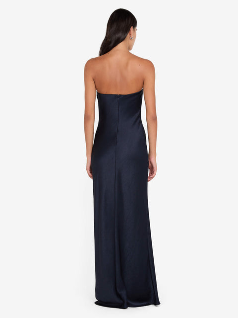 AUSTEN STRAPLESS MAXI DRESS - INK