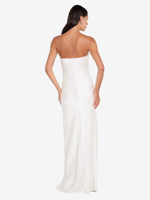 AUSTEN STRAPLESS MAXI DRESS - IVORY