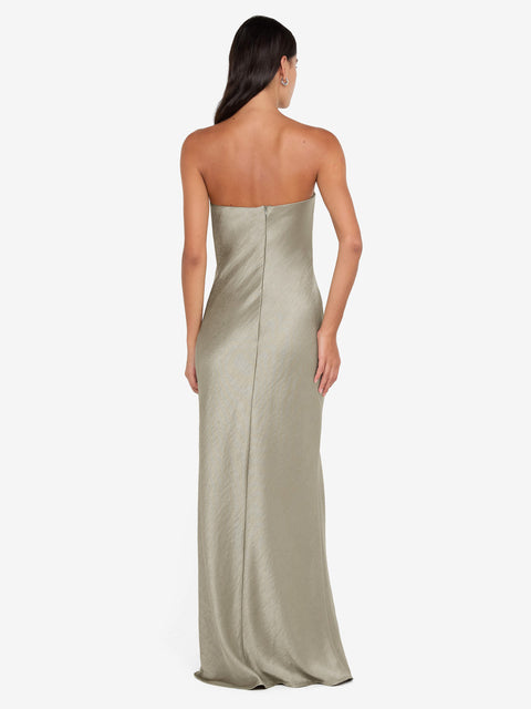 AUSTEN STRAPLESS MAXI DRESS - SAGE