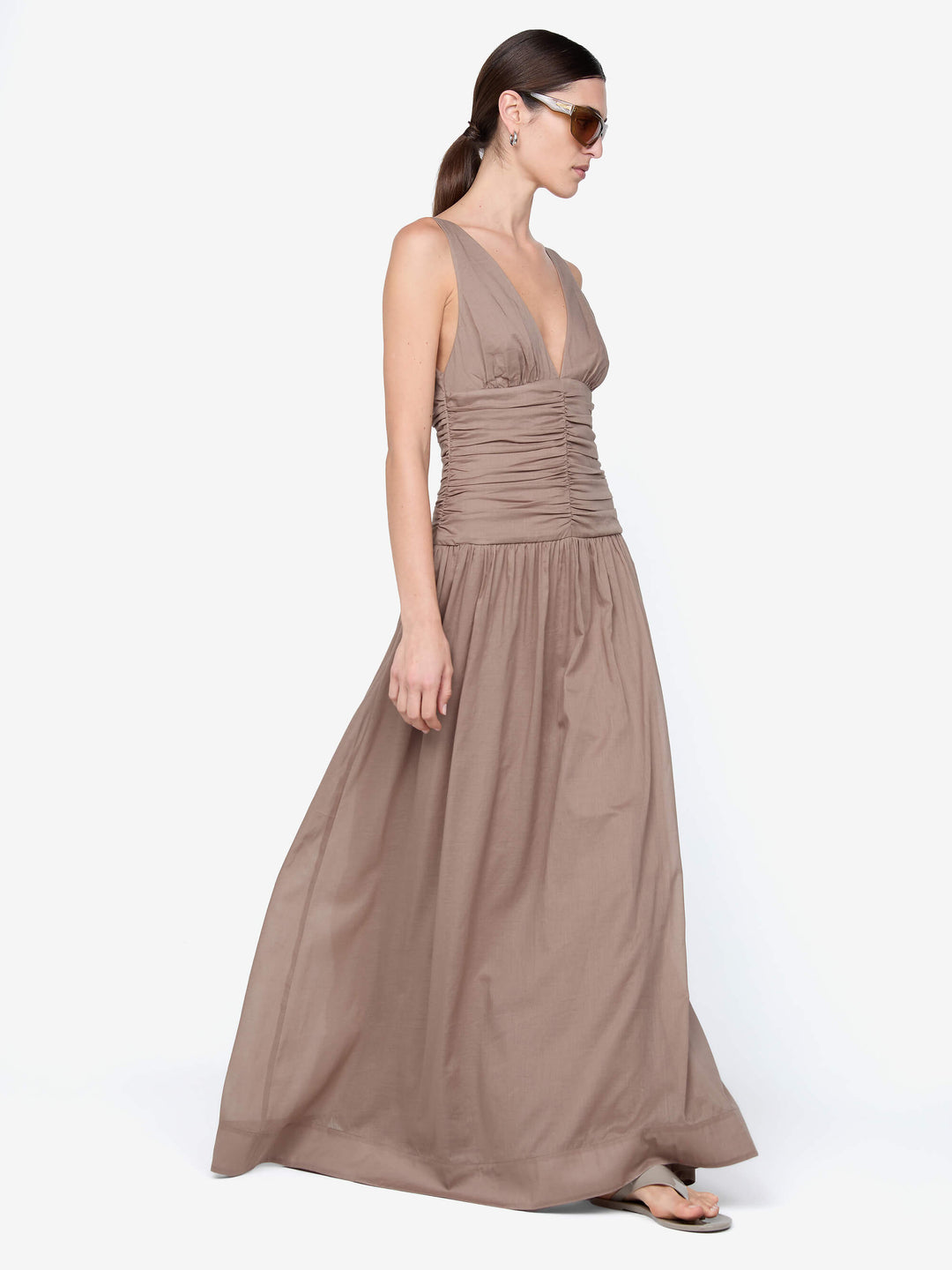 MARLOWE MAXI DRESS - TAUPE