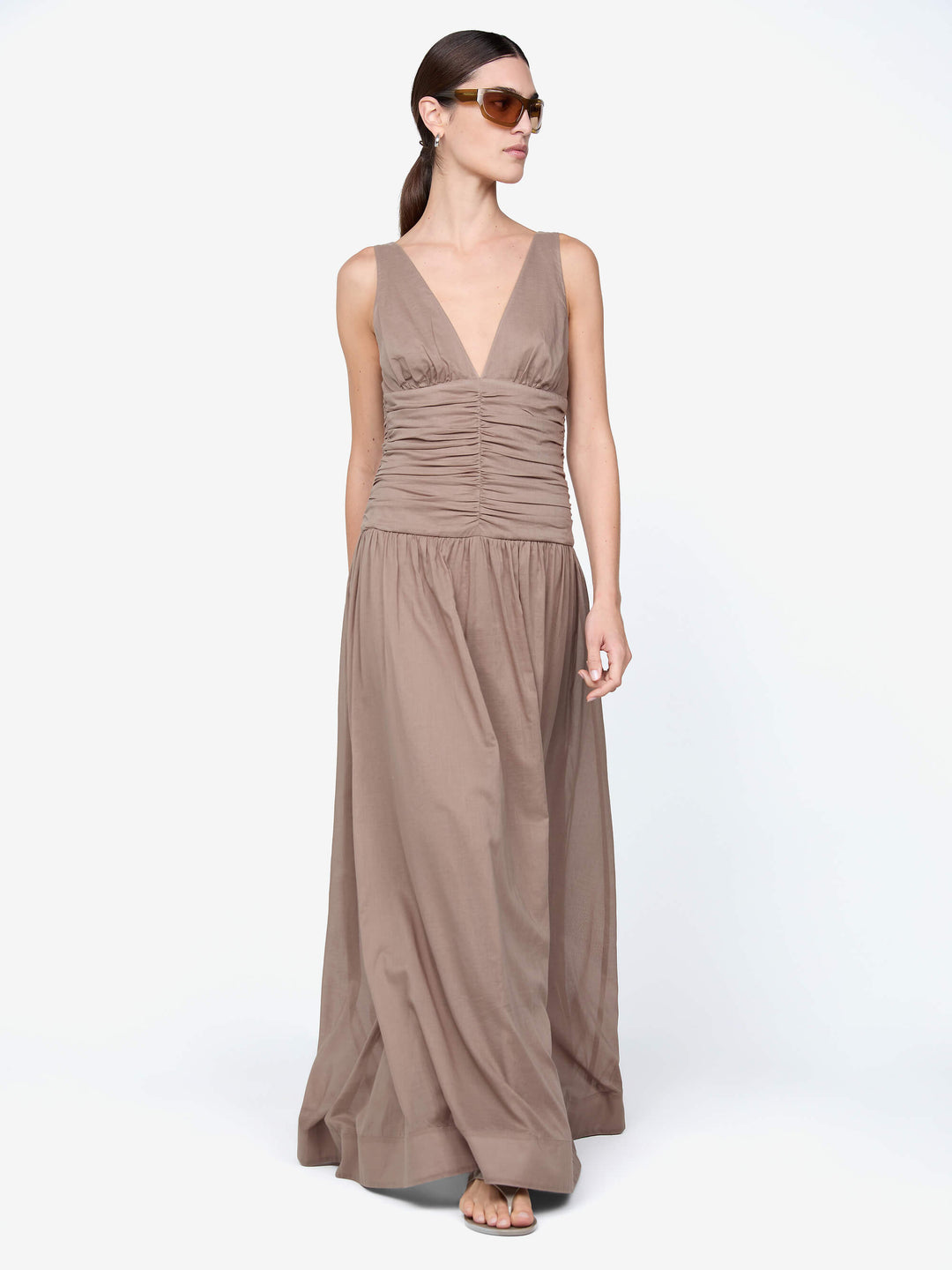 MARLOWE MAXI DRESS - TAUPE