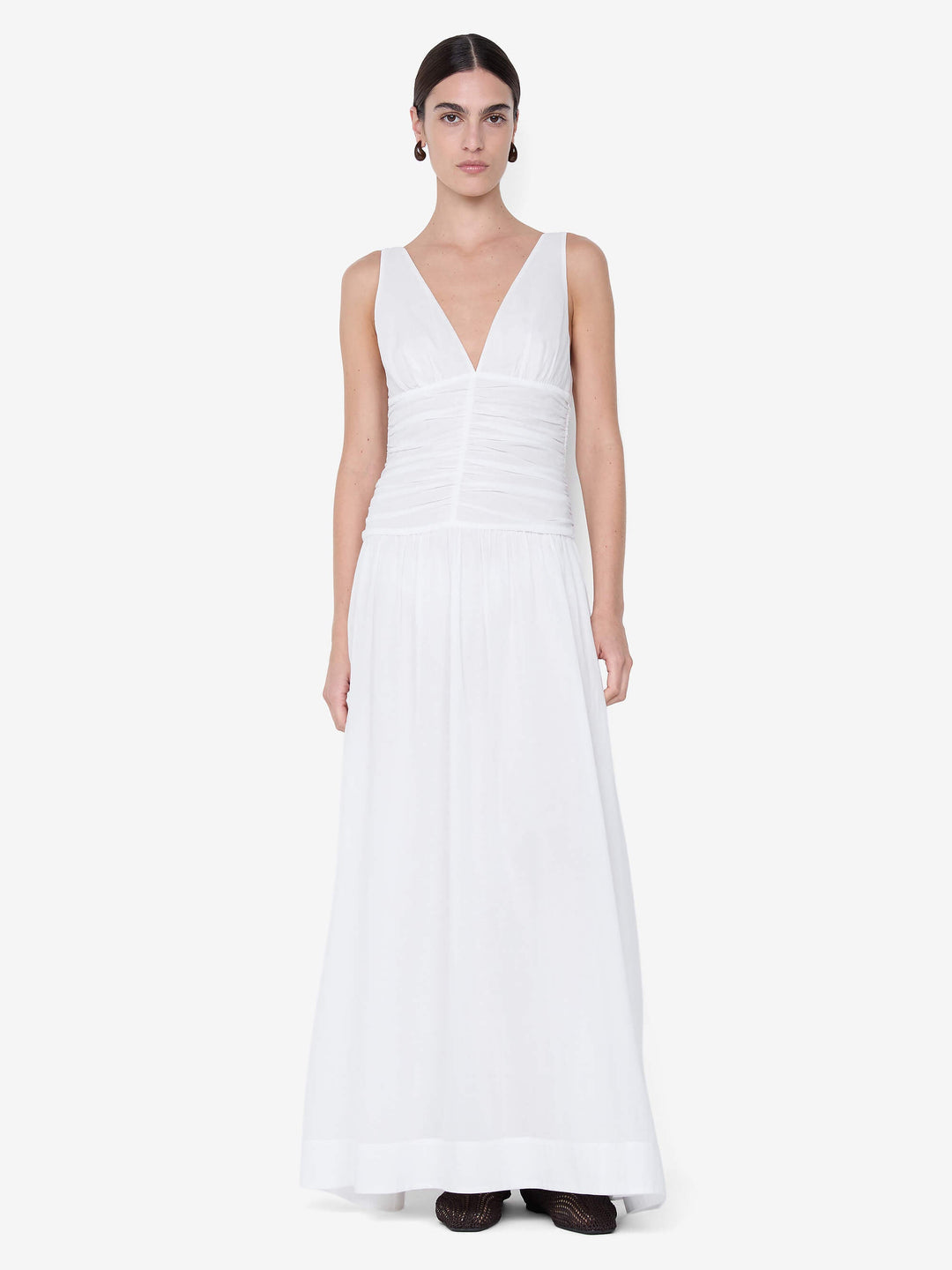 MARLOWE MAXI DRESS - WHITE - BEC + BRIDGE MARLOWE MAXI DRESS - WHITE - BEC + BRIDGE