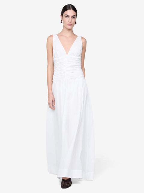 MARLOWE MAXI DRESS - WHITE