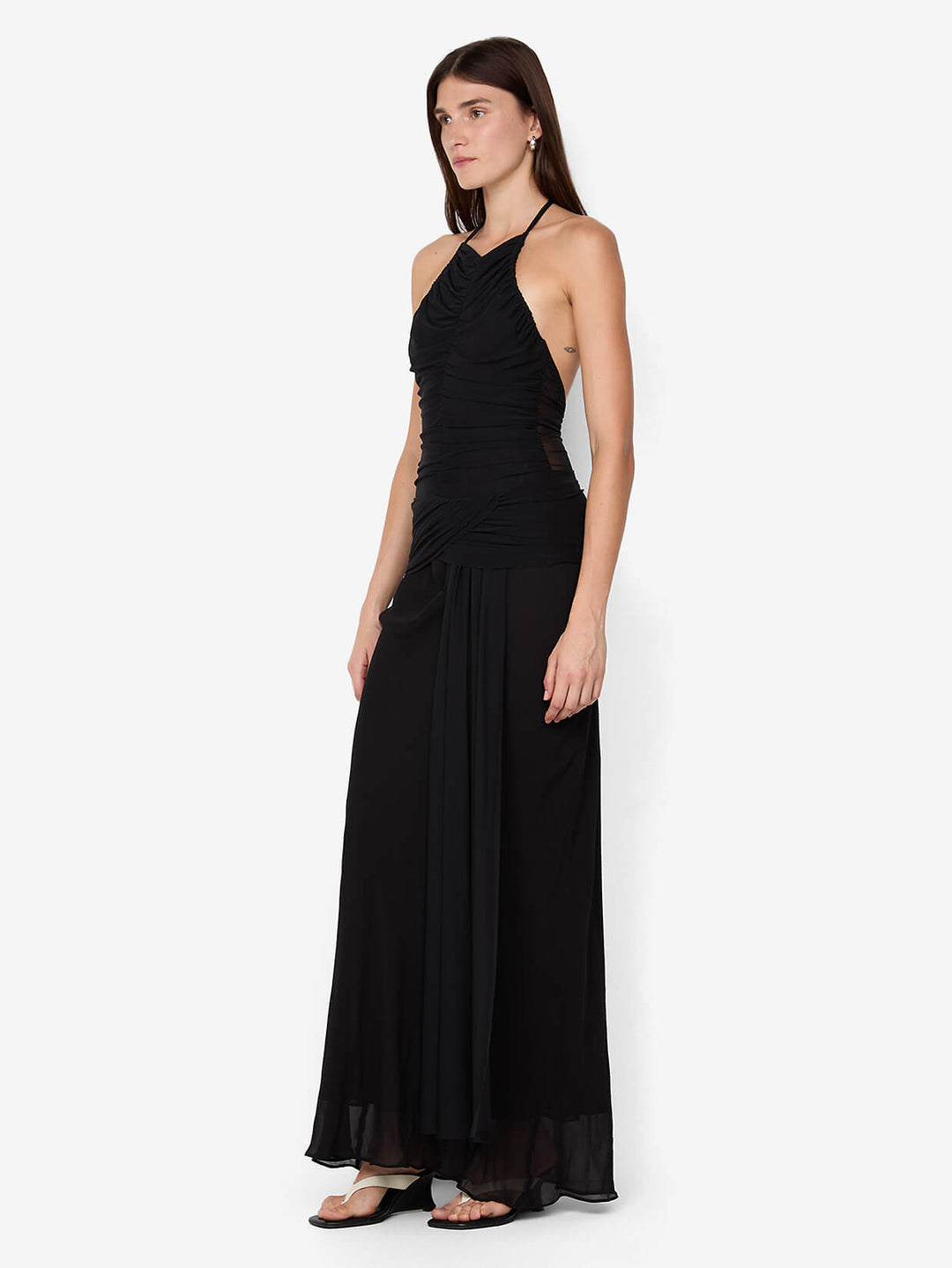 DELILAH HALTER MAXI DRESS - BLACK - BEC + BRIDGE DELILAH HALTER MAXI DRESS - BLACK - BEC + BRIDGE