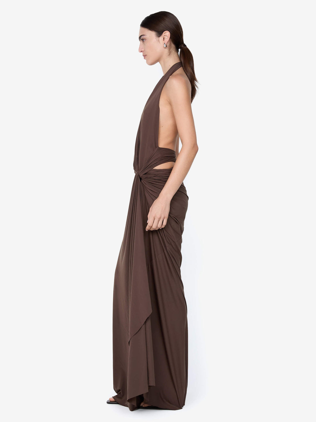 CLEMENTINE TWIST DRESS - MILK CHOCOLATE