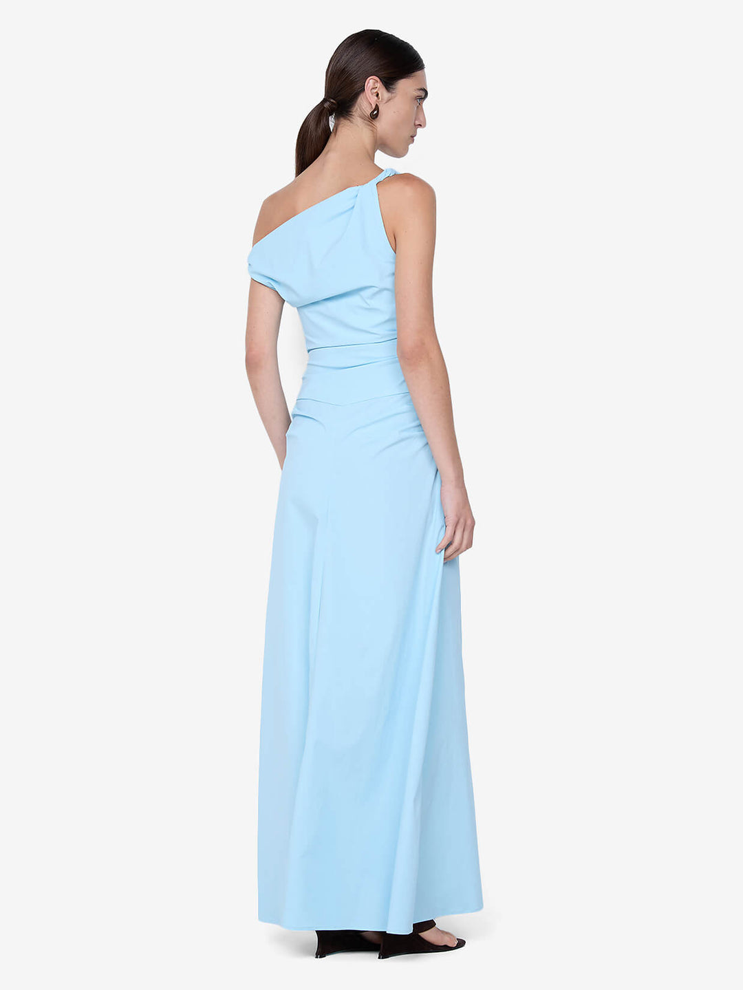 LYANA ASYM MAXI DRESS - SKY BLUE