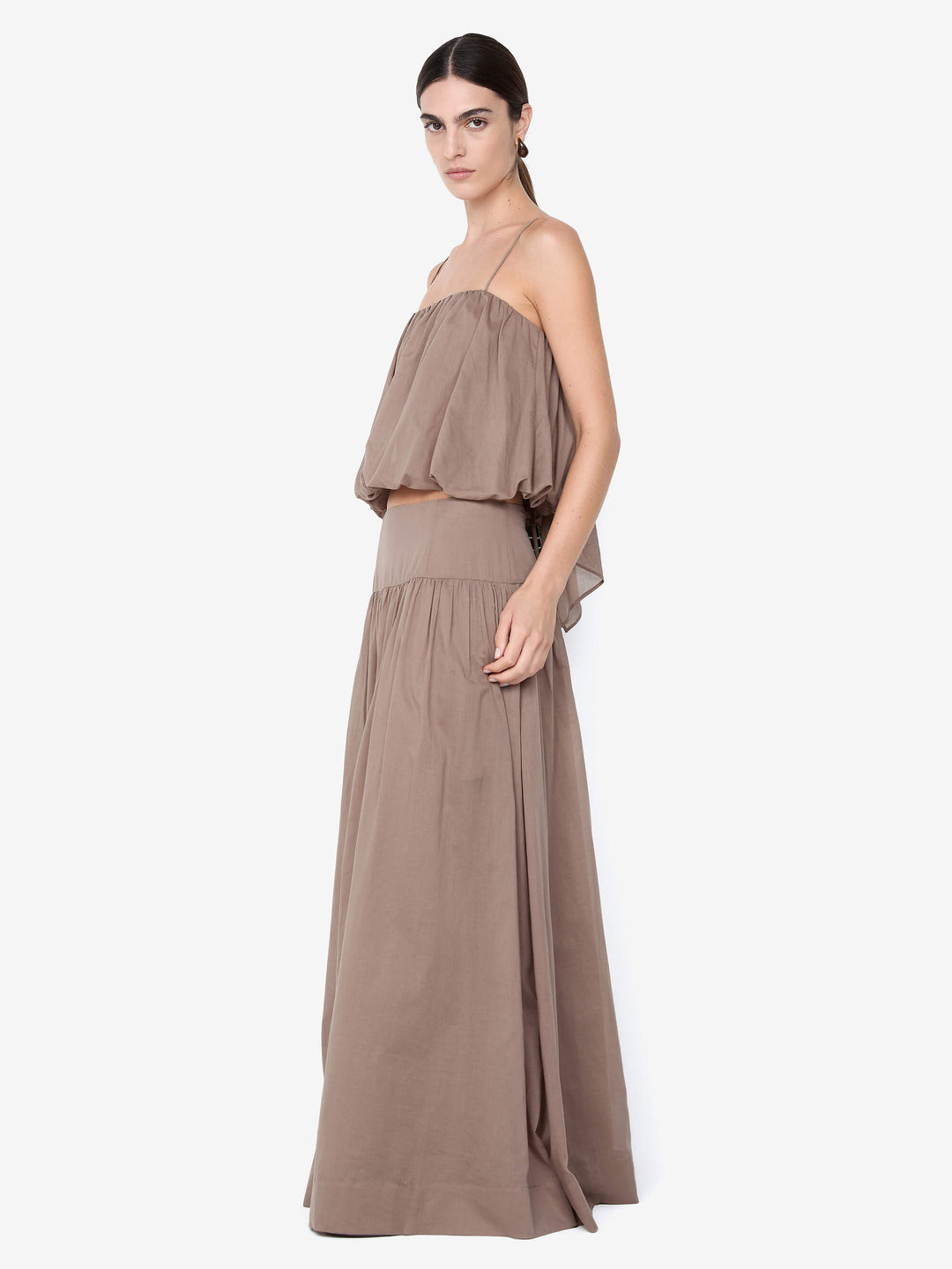 MARLOWE BUBBLE CAMI - TAUPE