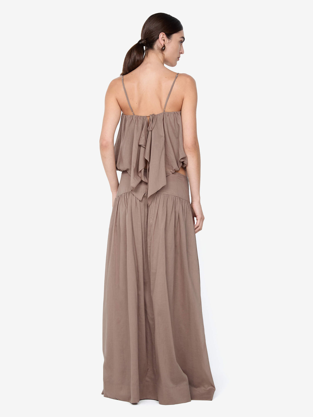 MARLOWE BUBBLE CAMI - TAUPE