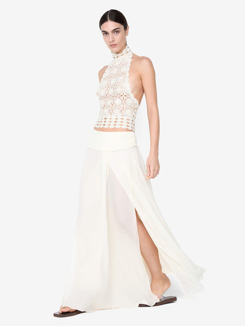 AURELIA MAXI SKIRT - IVORY