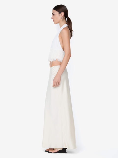 FINLEY HALTER TOP - WHITE