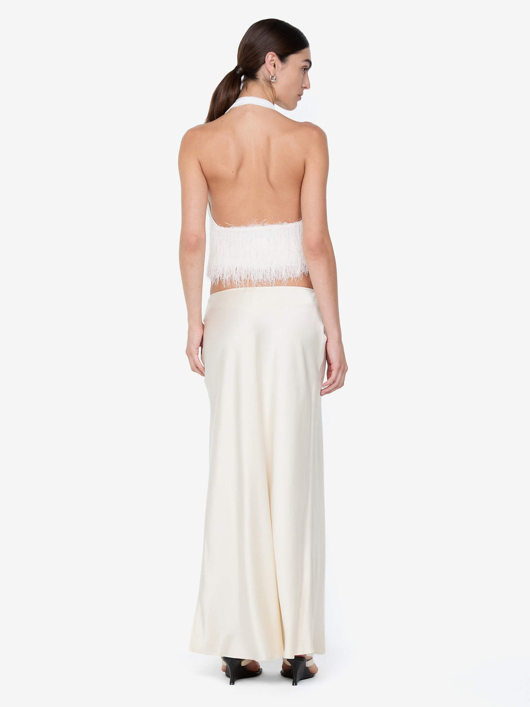 FINLEY HALTER TOP - WHITE