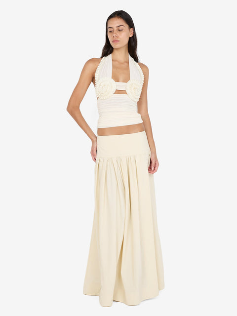 DANTE MAXI SKIRT - BUTTERCREAM