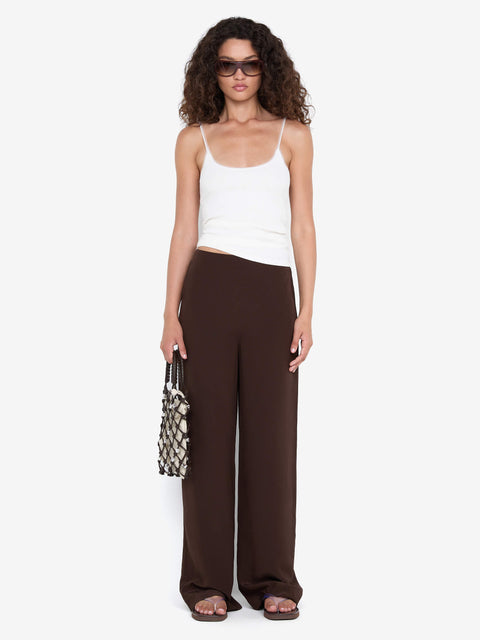 LUCIE PANT - DARK CHOCOLATE