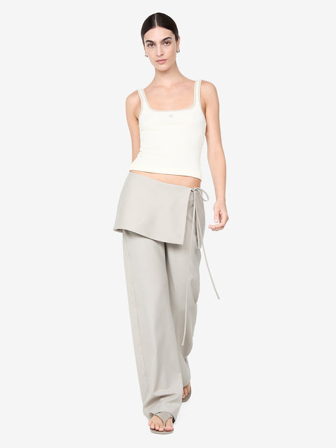 TAMSYN OVERLAY PANT - CEMENT