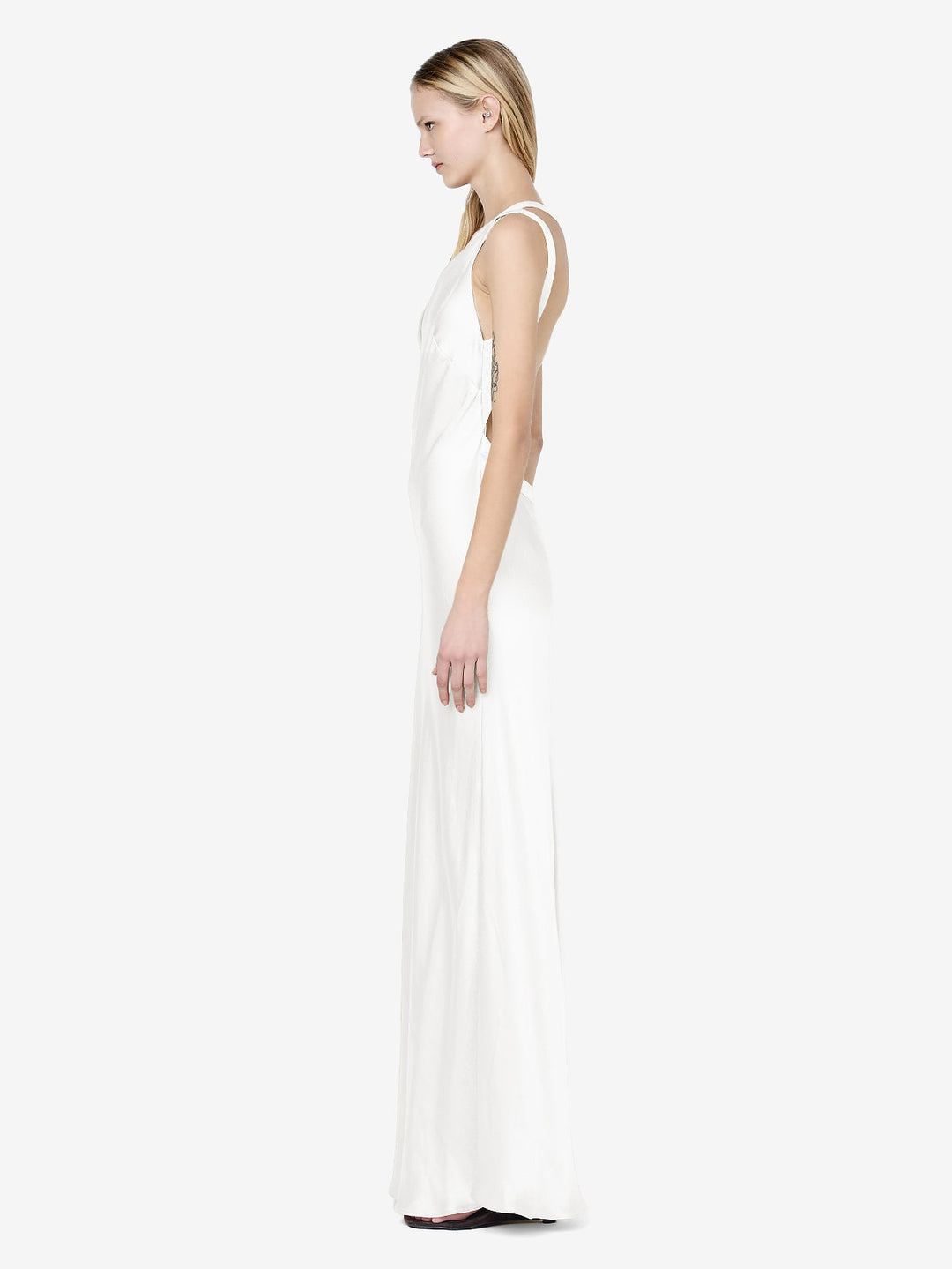 GIA ASYM MAXI DRESS - IVORY