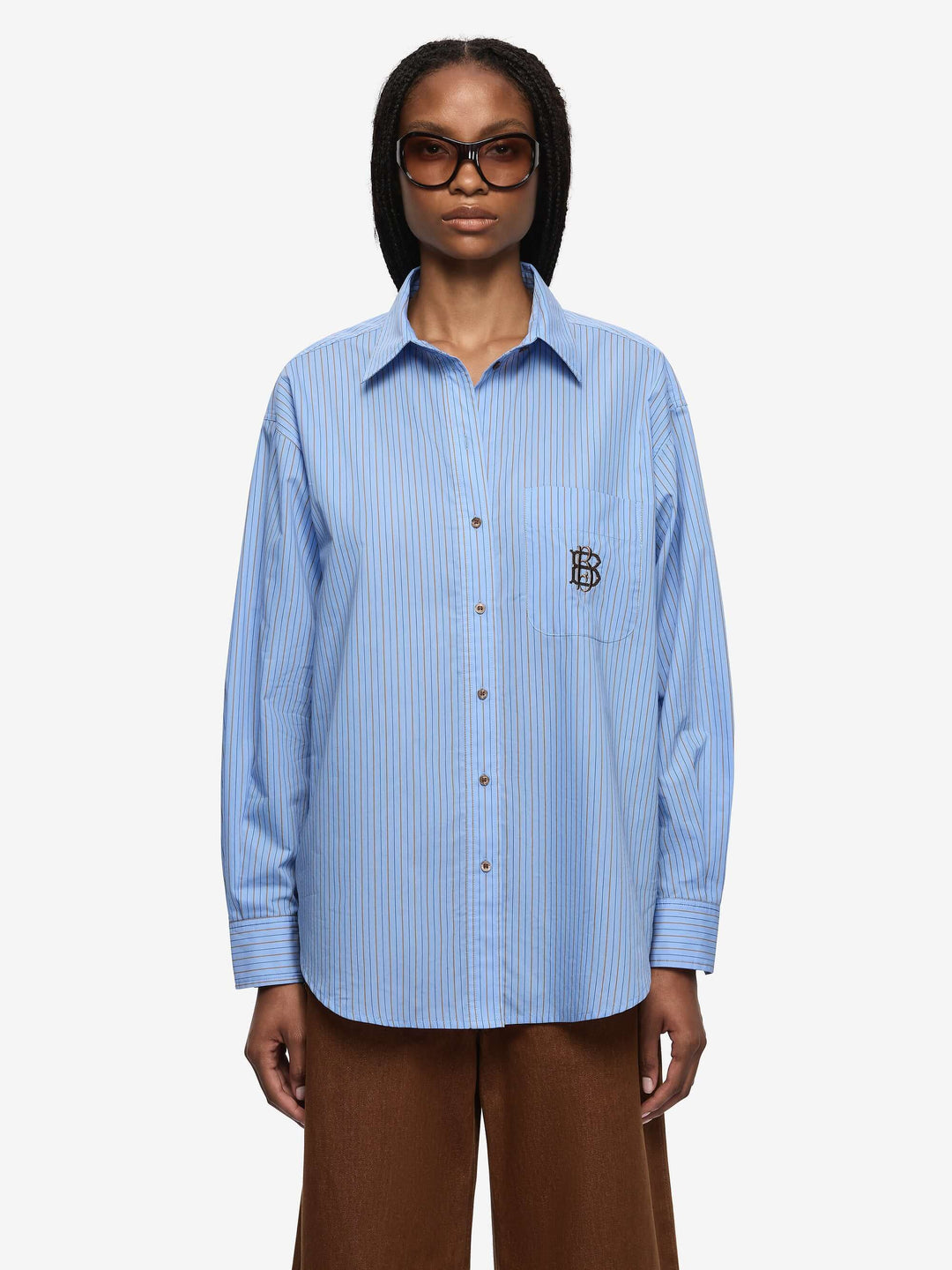 LINUS SHIRT - CHAMBRAY BLUE STRIPE