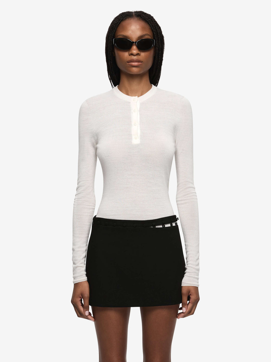 MOR MINI SKIRT  - BLACK