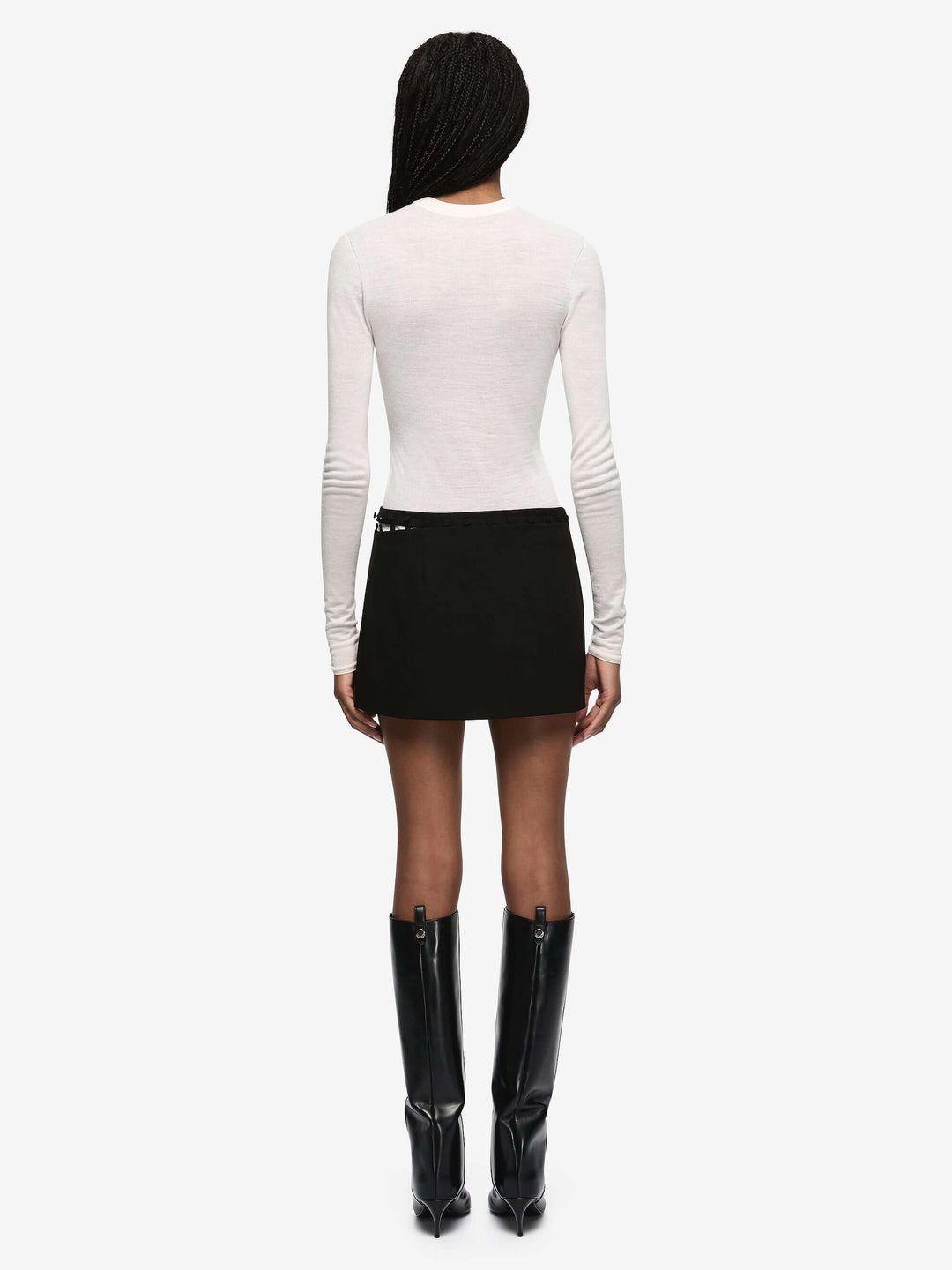 MOR MINI SKIRT  - BLACK