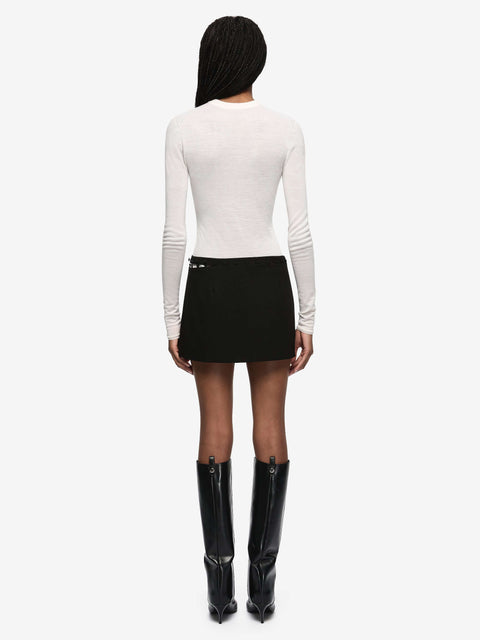 MOR MINI SKIRT  - BLACK