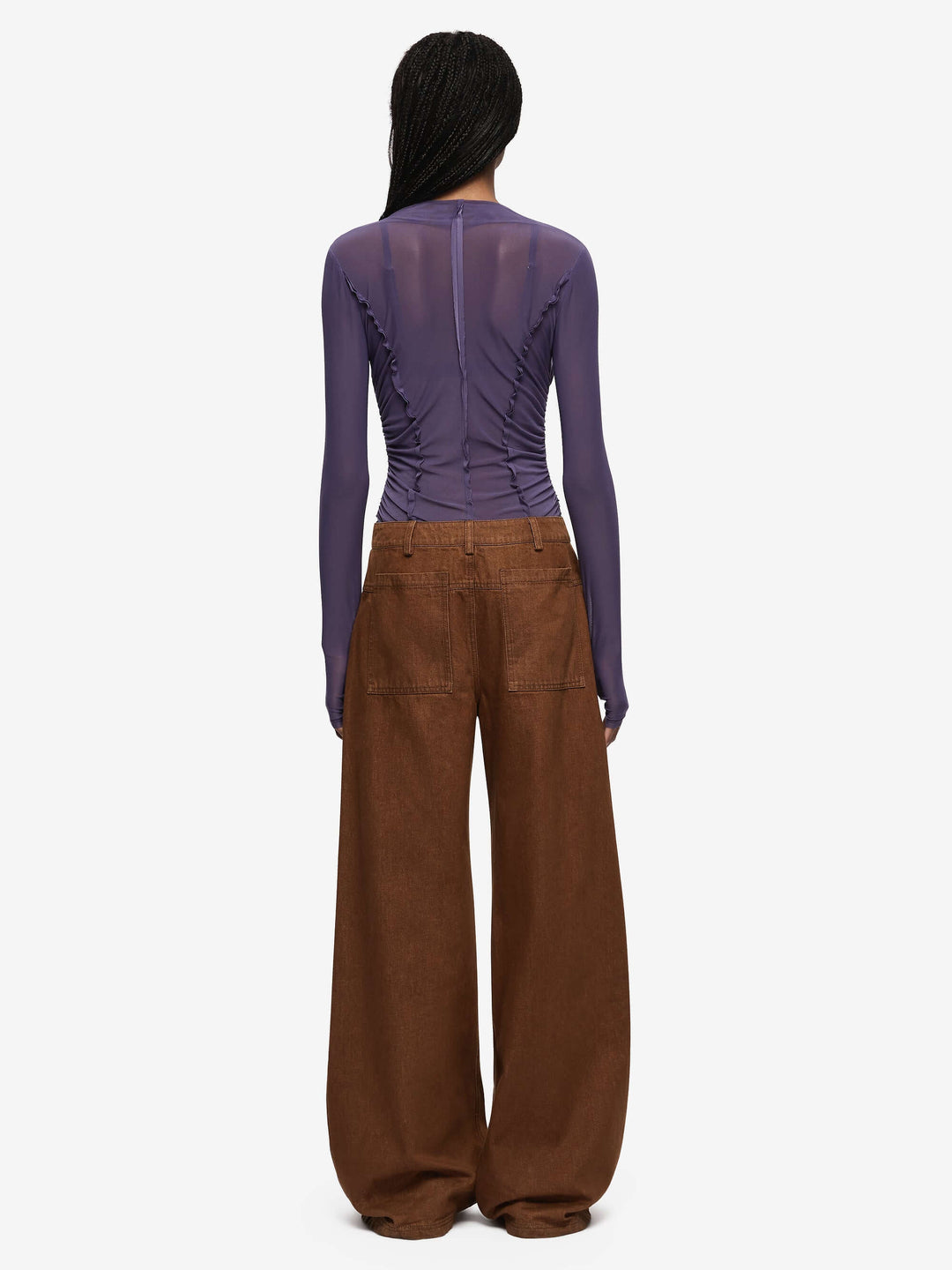 ANISTA DENIM PANT - COGNAC