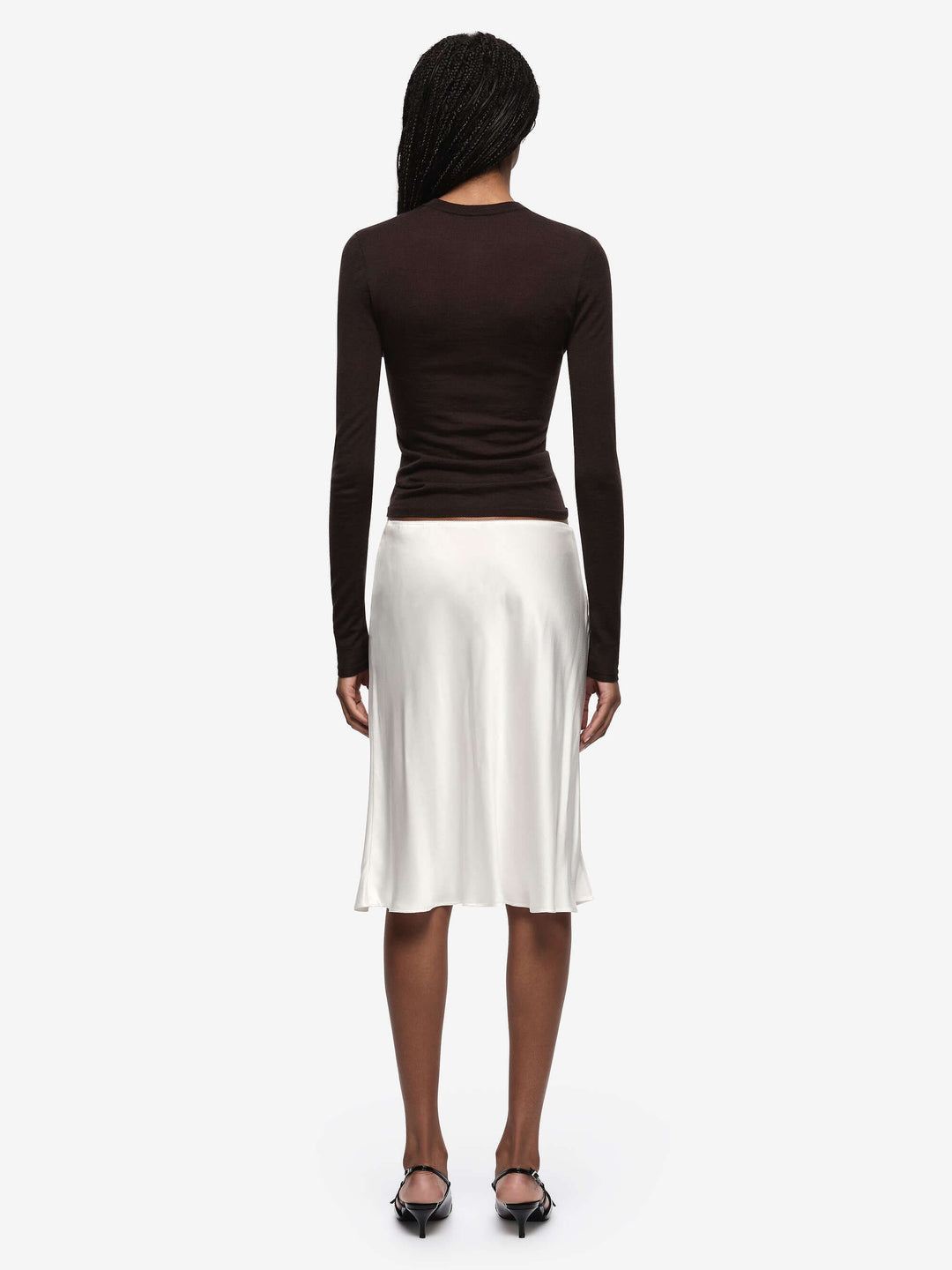 RUE LONG SLEEVE TOP - DARK CHOCOLATE