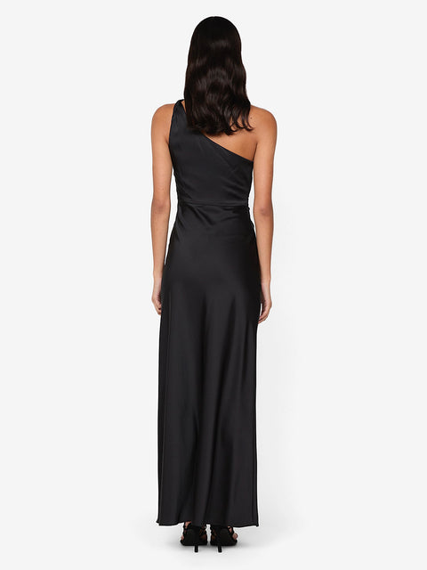 LUNETTA ASYM DRESS - BLACK