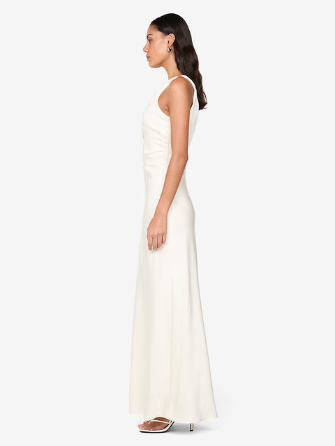 LUNETTA ASYM DRESS - CREAM