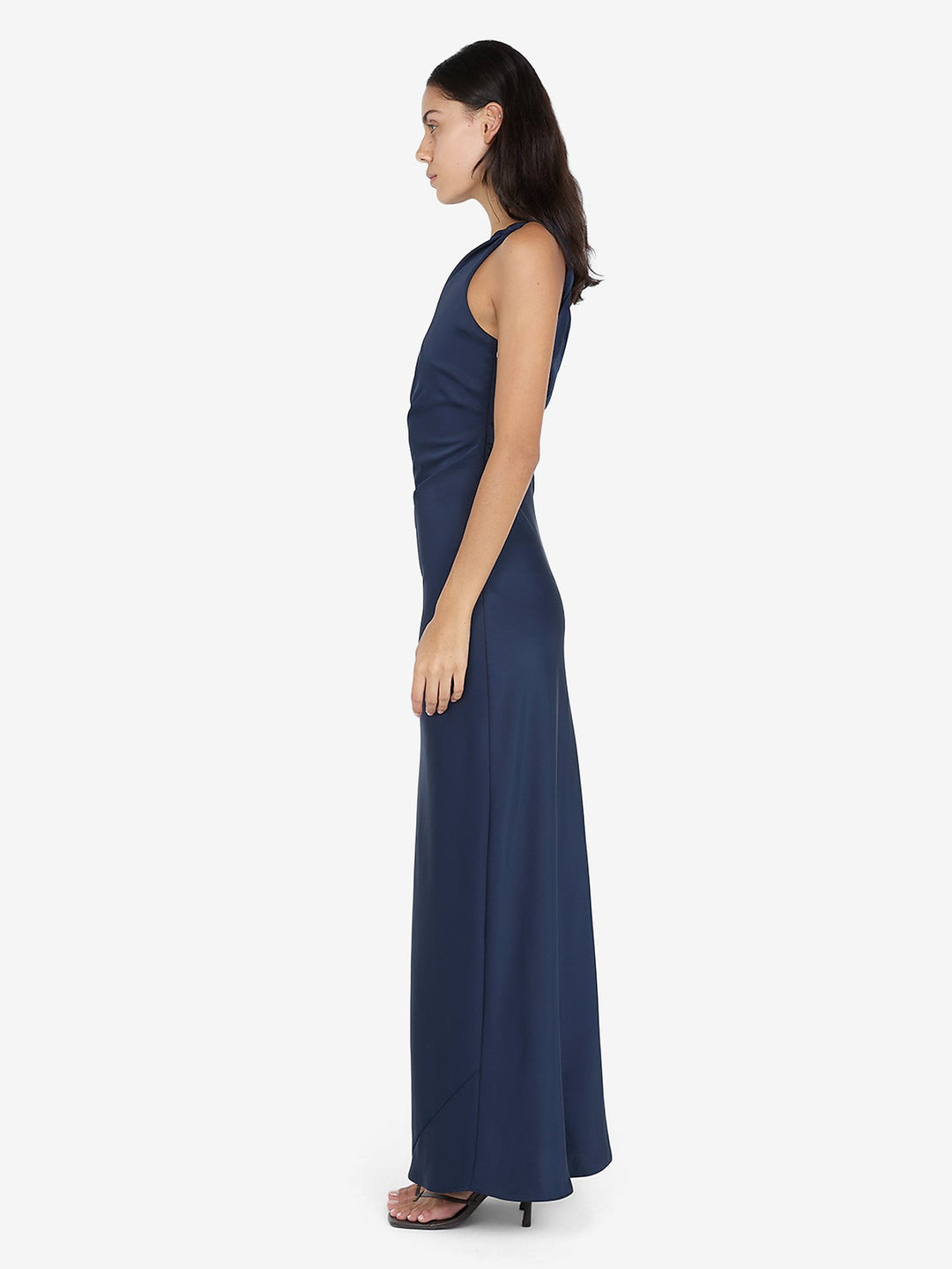 LUNETTA ASYM DRESS - INK