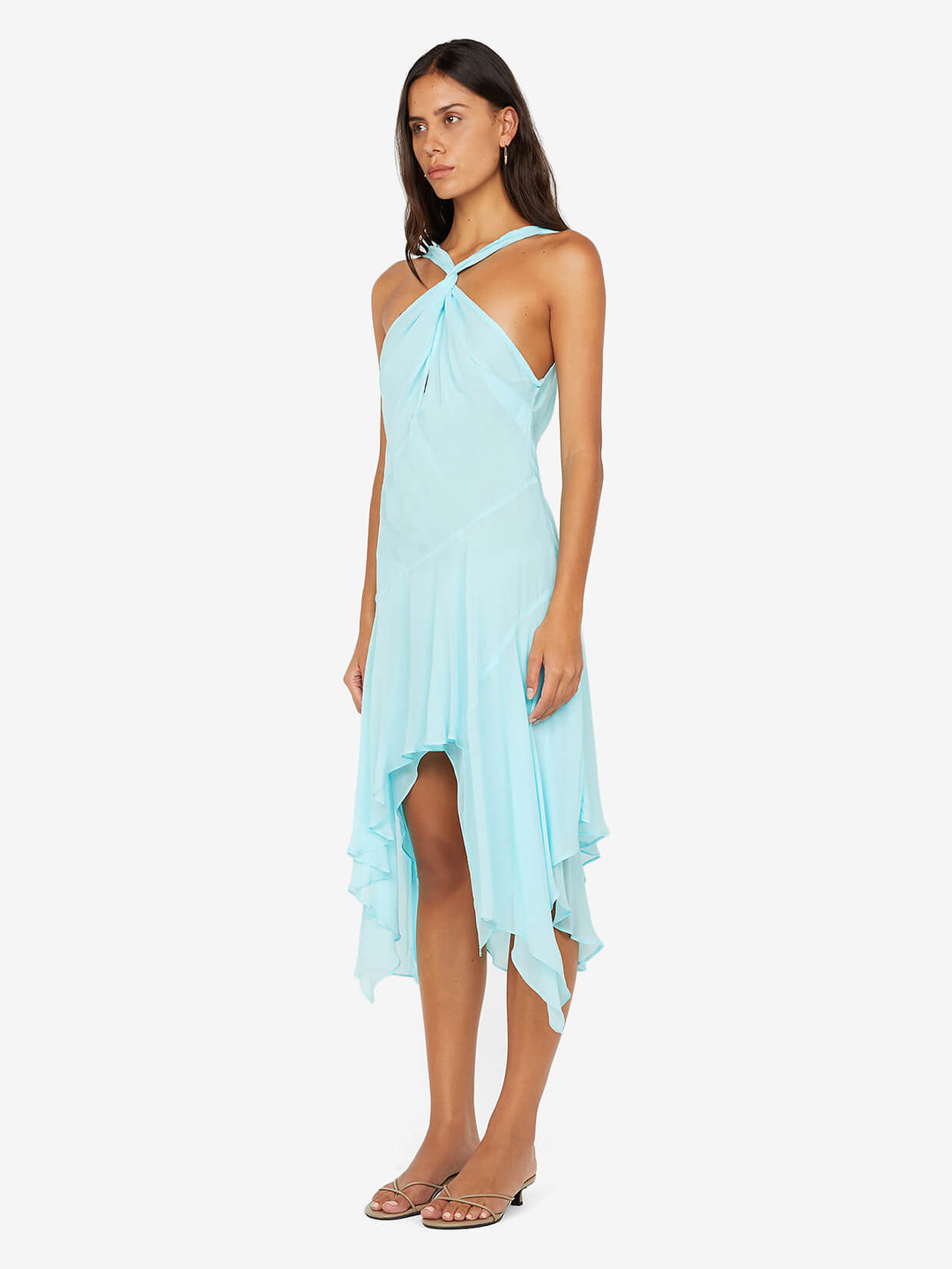 DANKA MIDI DRESS - TURQUOISE