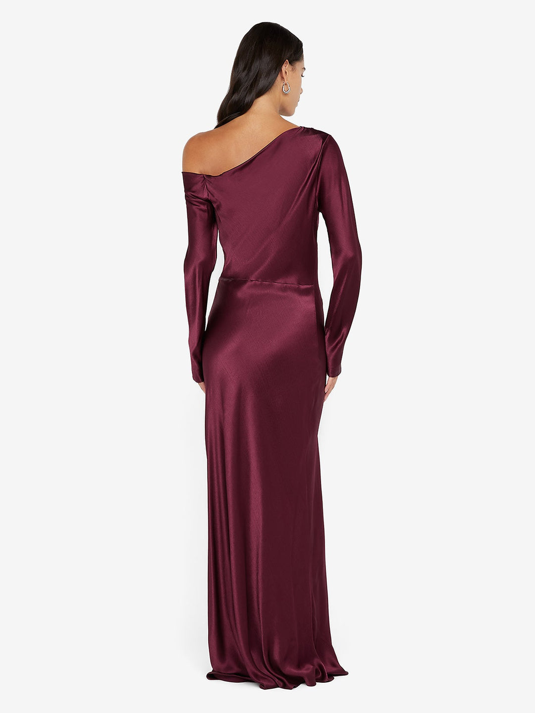 SIENA ASYM MAXI DRESS - PLUM